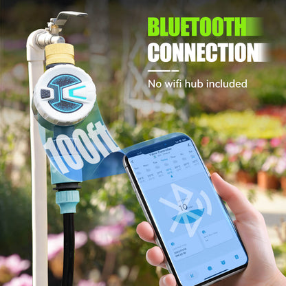 RainPoint Bluetooth Hose Timer with Brass Inlet