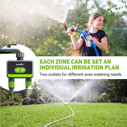 RainPoint Smart Bluetooth Sprinkler Timer 2 Outlet