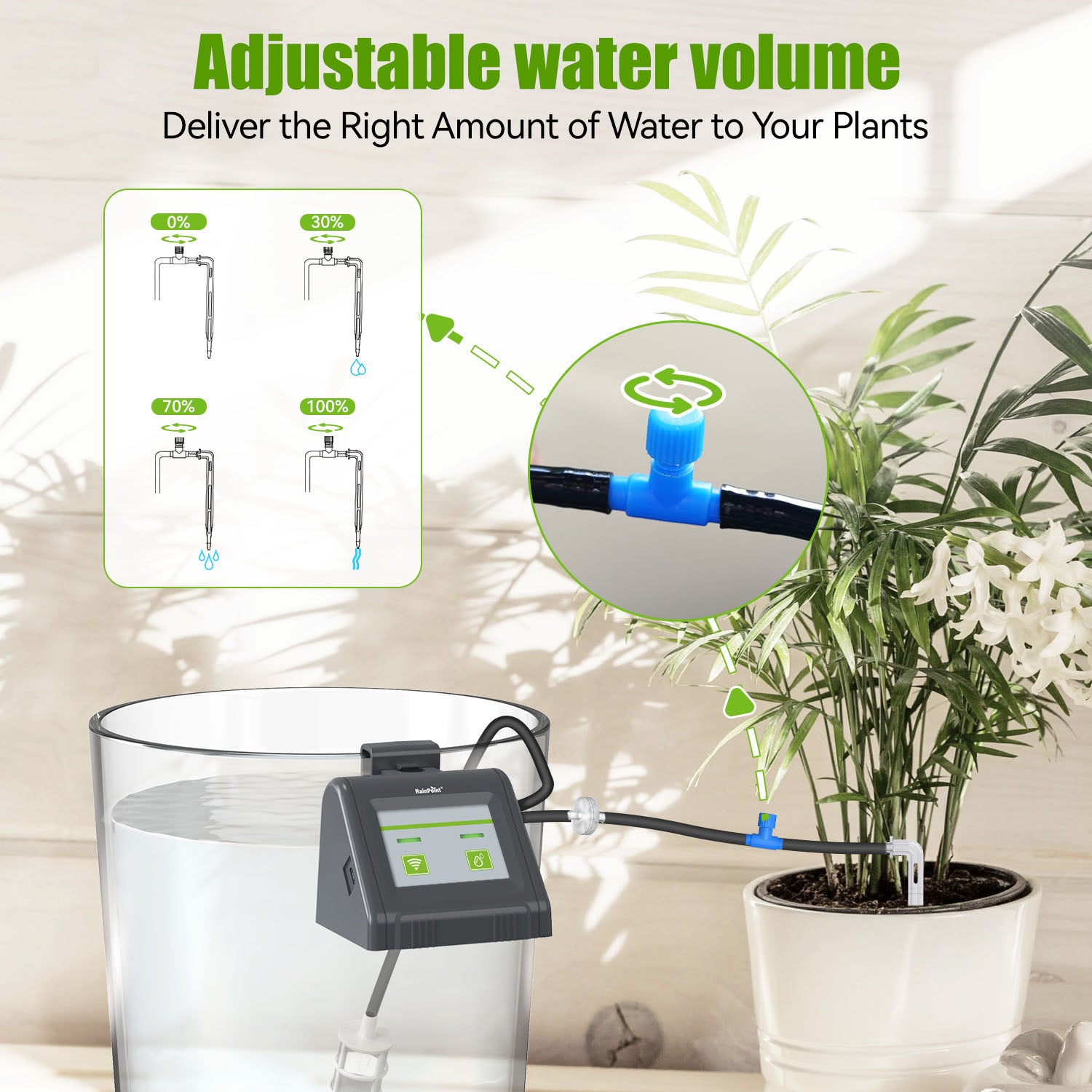 WiFi Automatic Watering System For Indoor Potted Plants