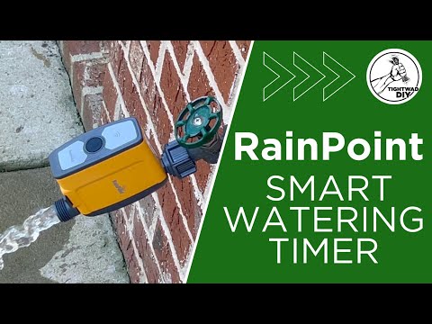 RainPoint 1 Zone Sprinkler Timer, Smart Water Timer for Garden, With Wireless Soil Moisture Sensor