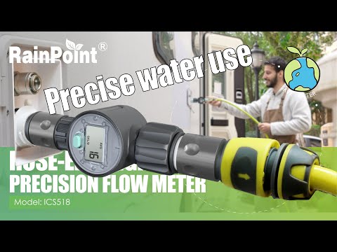 RainPoint Hose-end High Precision Flow Meter ICS518