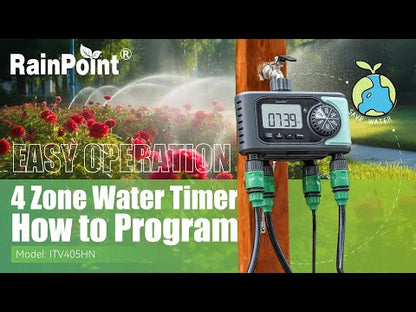 RainPoint Sprinkler Timer 4 Zone Water Timer